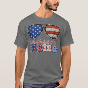 American Mama 4th of July Womens Family Matching S T-Shirt