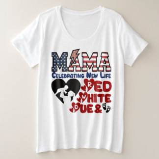 American Mama, Red White and Due shirt