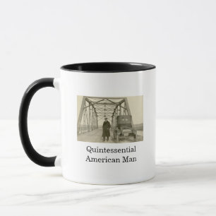 American Man Real Photo Coffee Mug
