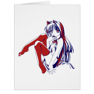American Manga Neko Catgirl Kawaii Anime