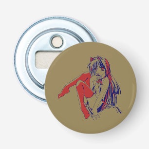 American Manga Neko Catgirl Kawaii Anime Bottle Opener
