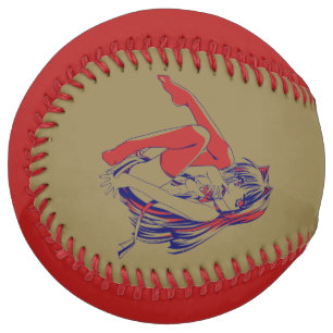 American Manga Neko Catgirl Kawaii Anime Softball