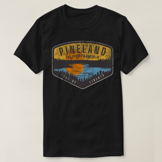 American Marauder Pineland Camping Premium  T-Shirt (Design Front)