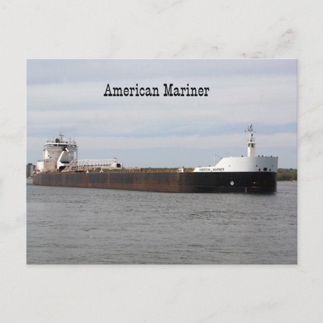 American Mariner Post Card (Front)