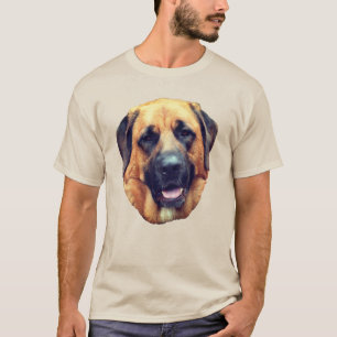 American Mastiff Dog Face T-Shirt