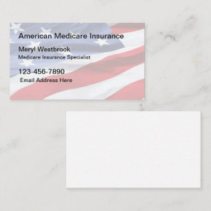 American Medicare Insurance Specialist Business Card
