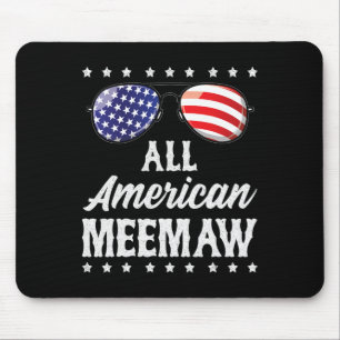 American Meemaw 4th Of July Independence Day Patri Mouse Pad