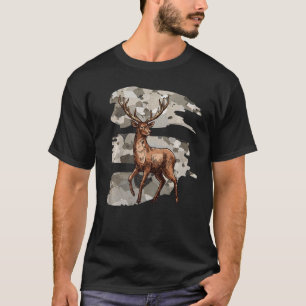 American Military Camouflage Deer Hunter Camo Hunt T-Shirt