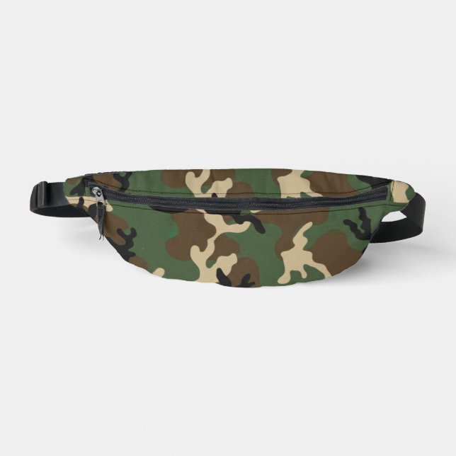 American Military Camouflage Pattern Bum Bags (Front)