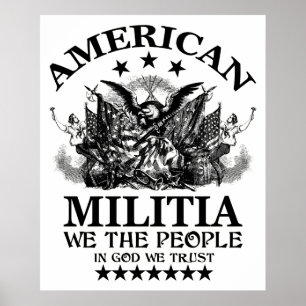 American Militia Poster