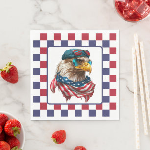 American Modern Eagle Napkin