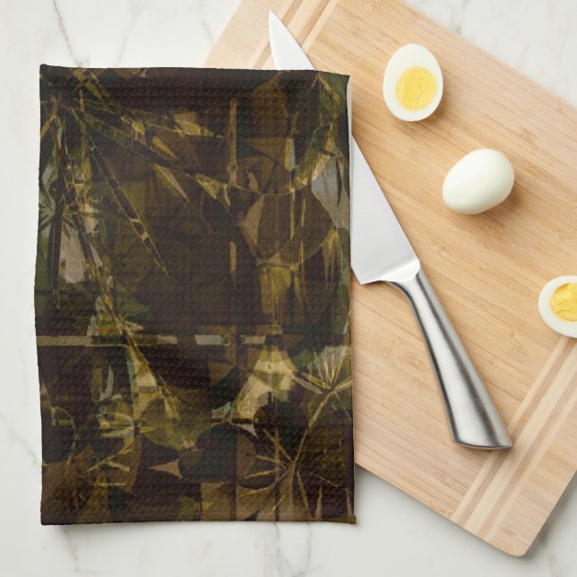 American MoJo Kitchen Towels - Camo Lover Petal (Quarter Fold)