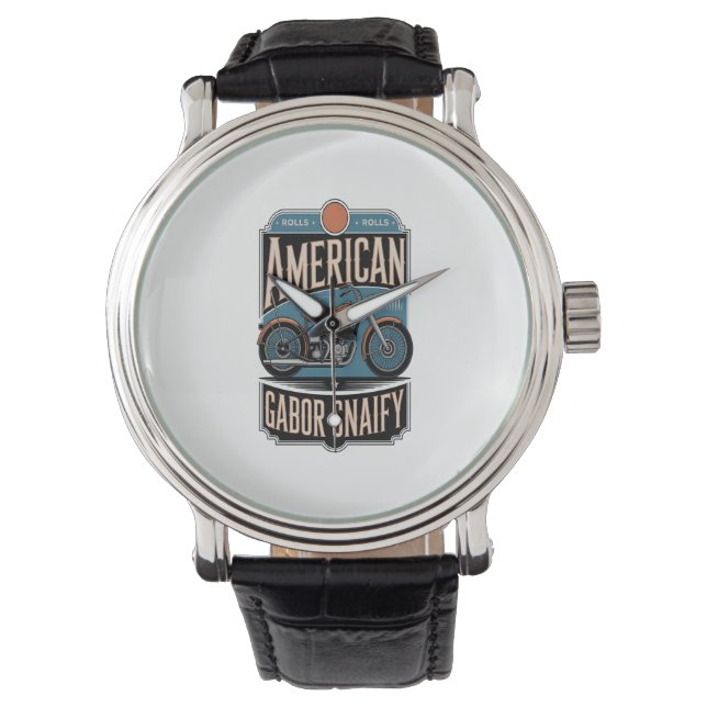 American Motorcycle Vintage Watch (Front)