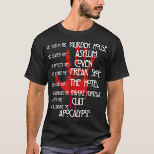 american movies horror story halloween  T-Shirt