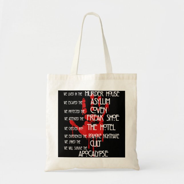 american movies horror story halloween  tote bag (Front)