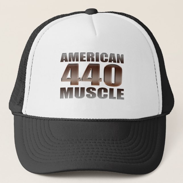 american muscle 440 trucker hat (Front)
