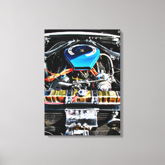 American Muscle Car Engine Canvas Print