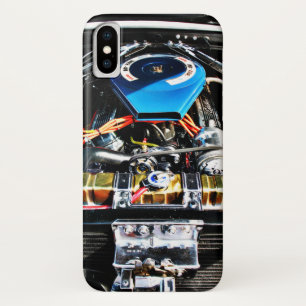 American Muscle Car Engine view from top. Case-Mate iPhone Case