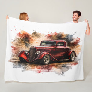 American Muscle Car Fleece Blanket