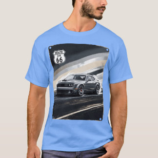 American Muscle Car hellcat Route T-Shirt