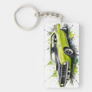 American Muscle Car Keychain