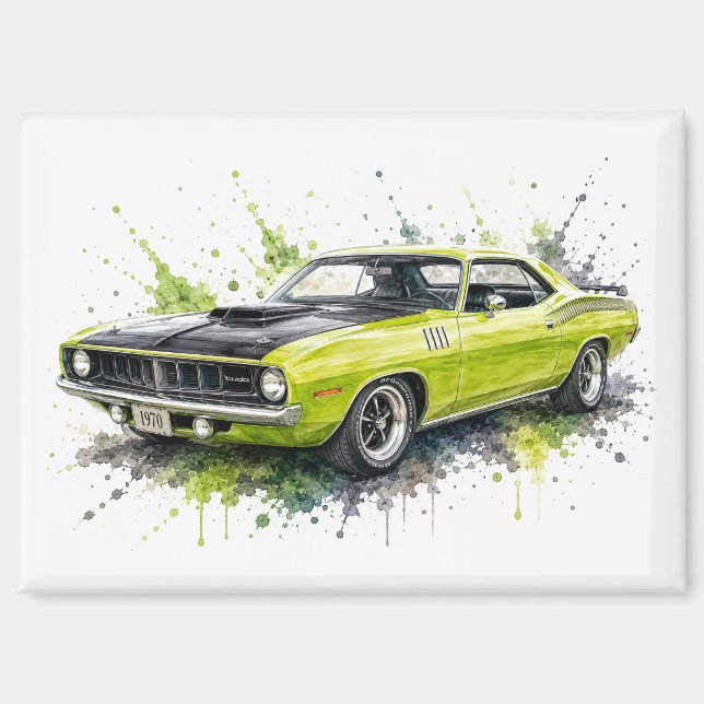 American Muscle Car Magnet  (Front)