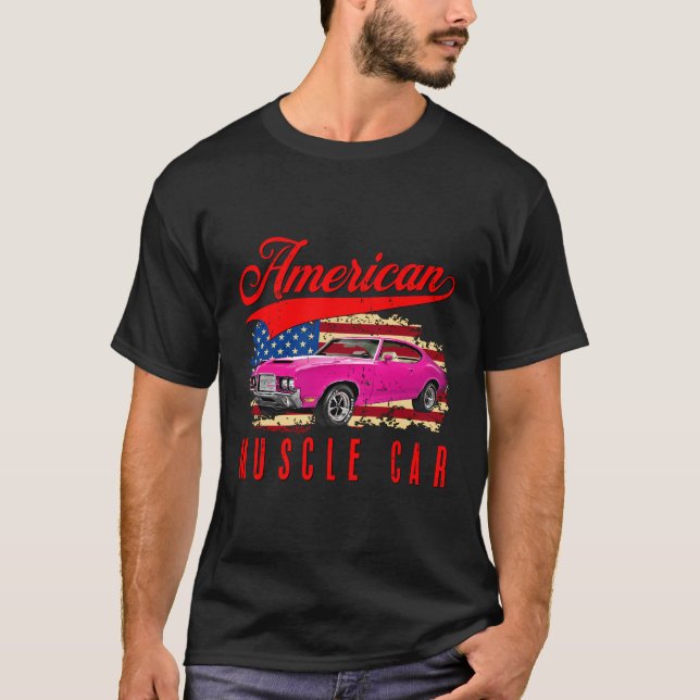 American Muscle Car Men Women Adults Teens Kids Bo T-Shirt (Front)