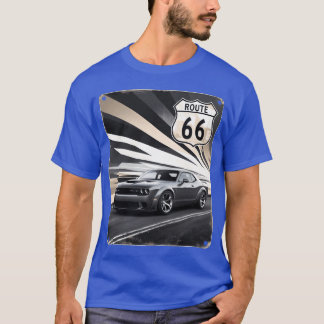 American Muscle Car Route 66 hellcat vintage T-Shirt