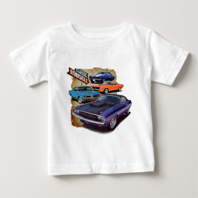 American Muscle Cars Baby T-Shirt (Front)