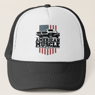 American Muscle Cars for Car Buffs Trucker Hat