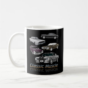 American Muscle Cars Novelty Coffee Mug