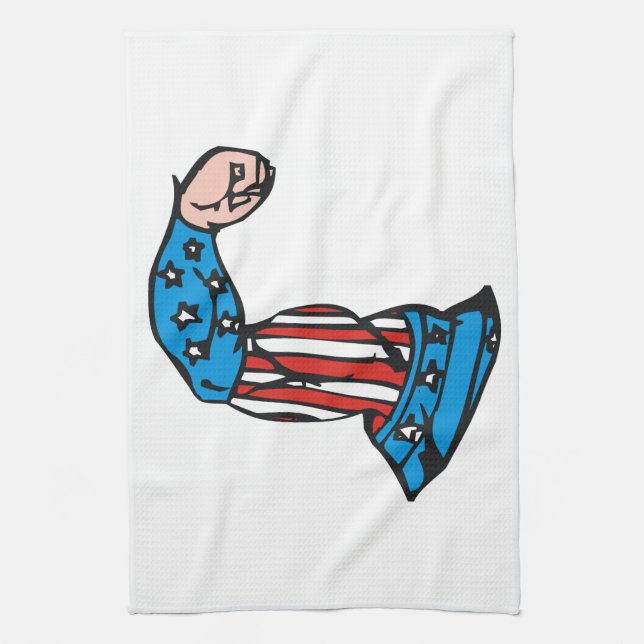 American Muscle Tea Towel (Vertical)