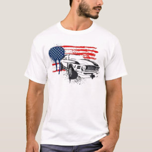 American Muscle U.S.A. Flag Camaro... - Customised T-Shirt