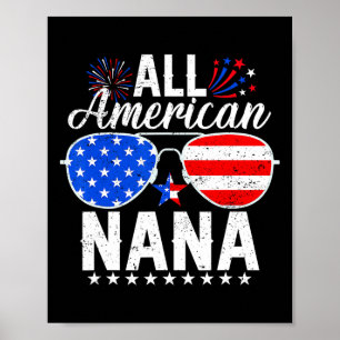 American Nana Funny 4th Of July Family Matching 1  Poster