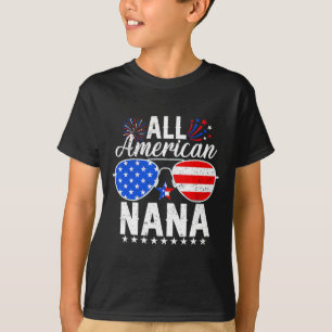 American Nana Funny 4th Of July Family Matching 1 T-Shirt