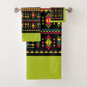 American Navajo Indian Bath Towel Set