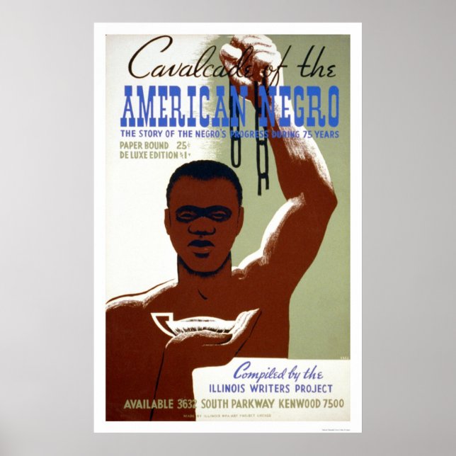 American Negro Story 1940 WPA Poster (Front)