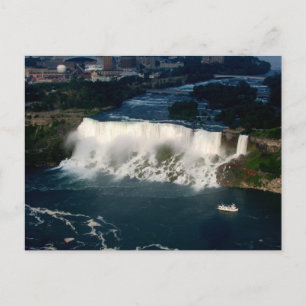 American Niagara Falls: Aerial View from Skylon Postcard