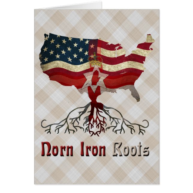 American Northern Irish Roots Card (Front)