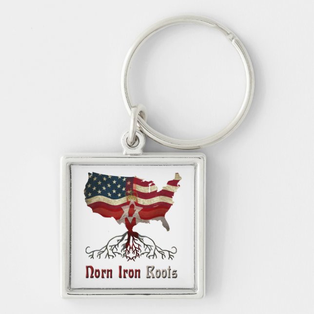 American Northern Irish Roots Key Chain (Front)