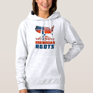 American Norwegian Roots Hoodie