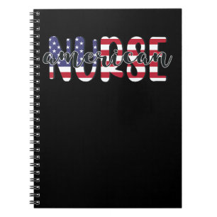 American Nurse Million Nurse March RN 1 Notebook