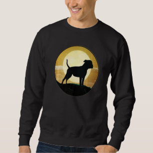 American Old Southern White Bulldog Retro 3 Sweatshirt