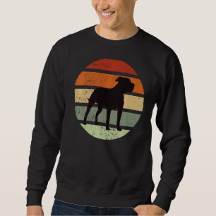 American Old Southern White Bulldog Retro  9 Sweatshirt