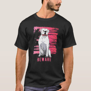 American Old Southern White Bulldog Vintage  15 T-Shirt