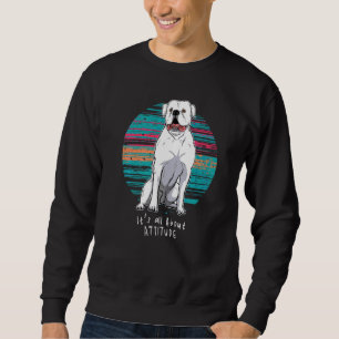 American Old Southern White Bulldog Vintage 23 Sweatshirt