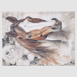 American Paint Horse Decoupage Tissue Paper