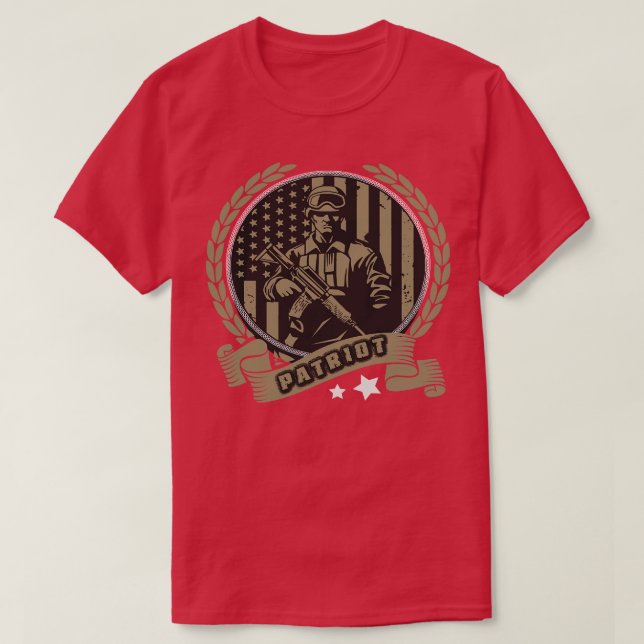 American Patriot (2)  T-Shirt (Design Front)