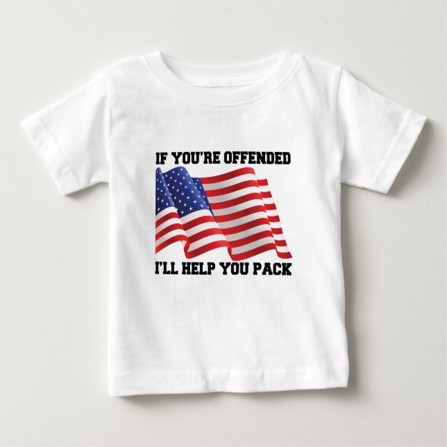 American patriot baby T-Shirt (Front)