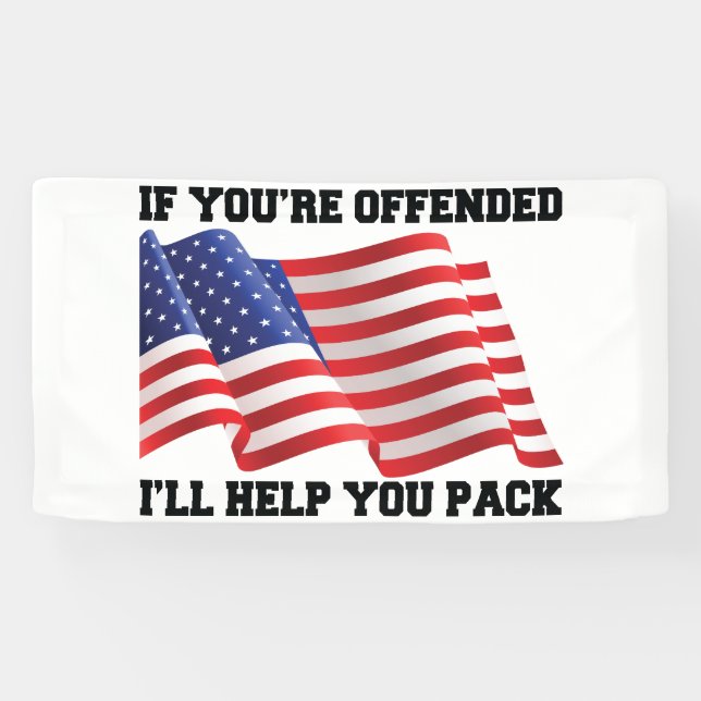 American patriot  banner (Horizontal)